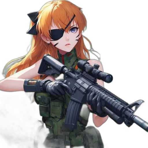 weapon, staff, animal, anime transparent PNG cut-out