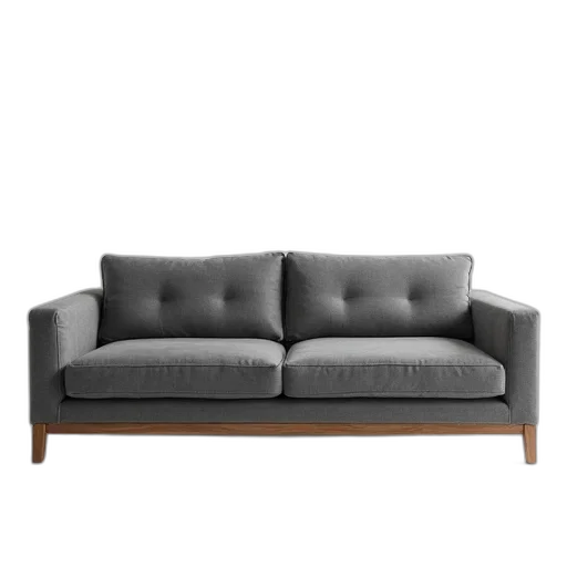 furniture, 3d render, monochrome, dark transparent PNG cut-out