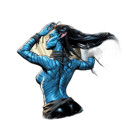 mask, jacket, hair, creature transparent PNG cut-out