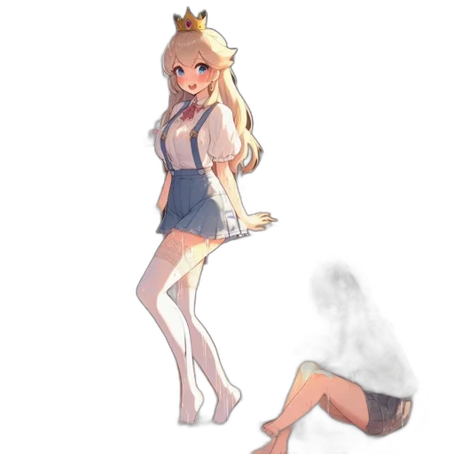 dress, crown, staff, concept art transparent PNG cut-out