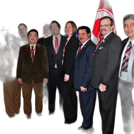staff, group, people, stand transparent PNG cut-out