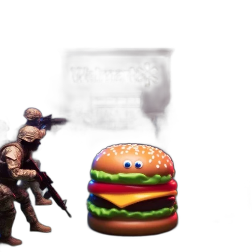food, weapon, creature, robot transparent PNG cut-out