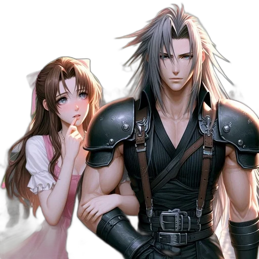 fantasy art, concept art, anime, photorealistic transparent PNG cut-out