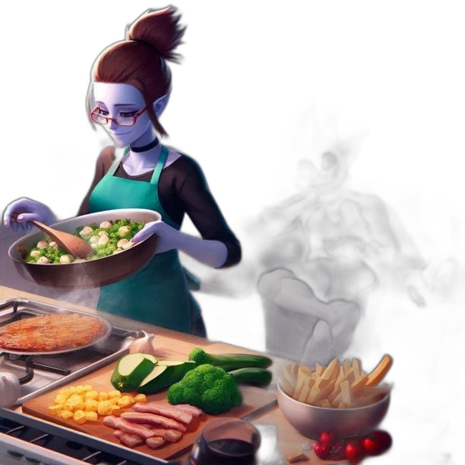 food, concept art, photorealistic, fantasy art transparent PNG cut-out