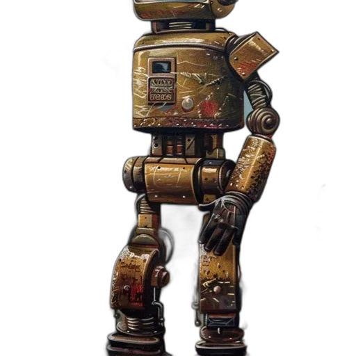 robot, staff, weapon, animal transparent PNG cut-out