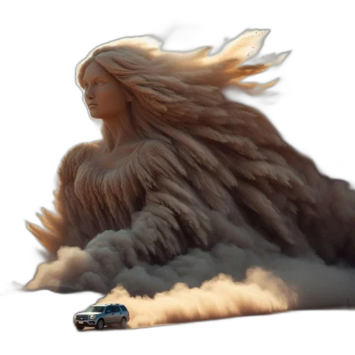 hair, car, creature, animal transparent PNG cut-out