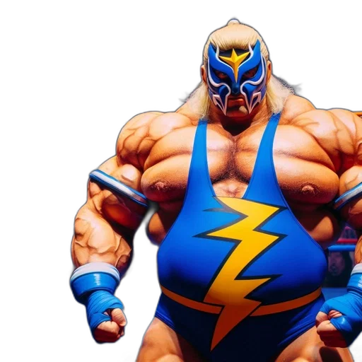 comic book art, concept art, 3d render, muscular transparent PNG cut-out