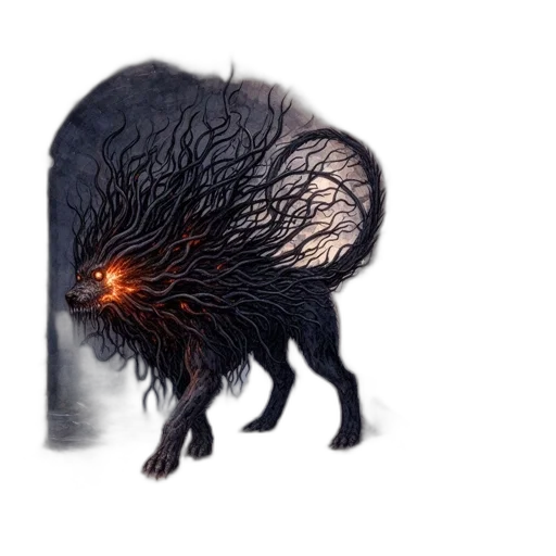 creature, animal, hair, mask transparent PNG cut-out
