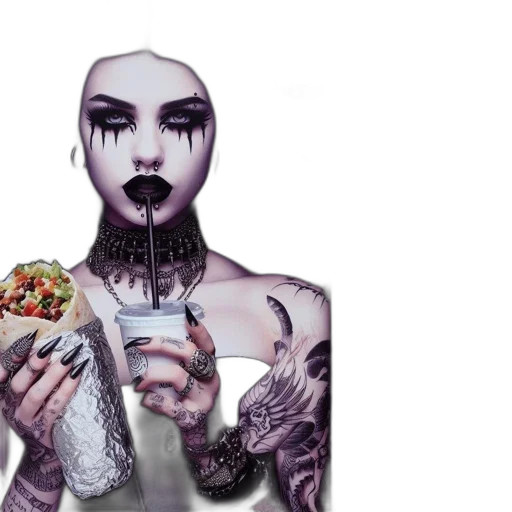 food, jewelry, cyberpunk, concept art transparent PNG cut-out