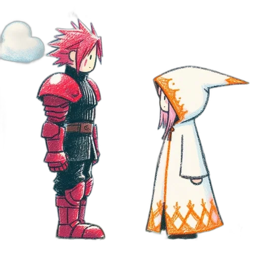 concept art, anime, pixel art, comic book art transparent PNG cut-out