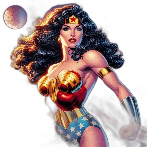 comic book art, concept art, fantasy art, cartoon transparent PNG cut-out