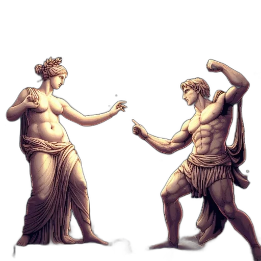concept art, fantasy art, vaporwave, 3d render transparent PNG cut-out