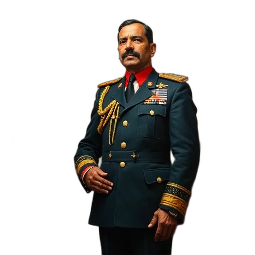 staff, jacket, face, weapon transparent PNG cut-out
