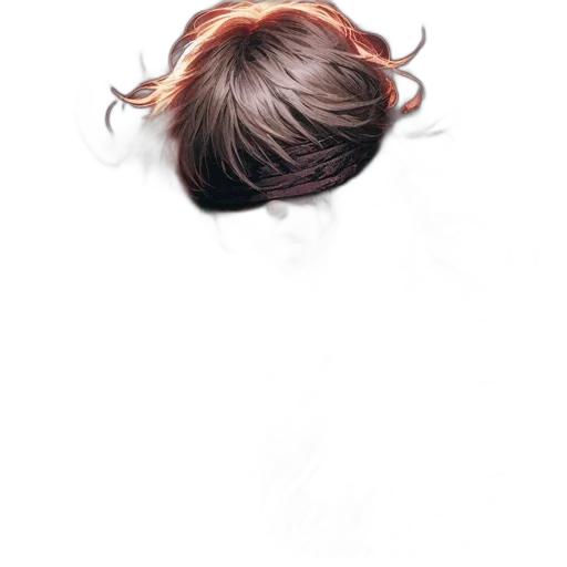 hair, face, crown, mask transparent PNG cut-out