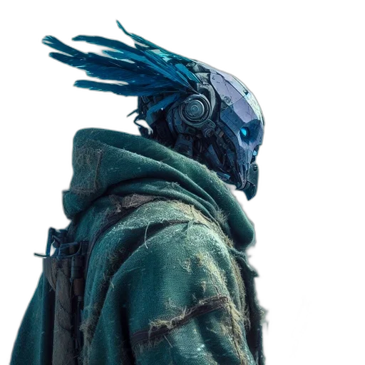 mask, jacket, robot, dragon transparent PNG cut-out