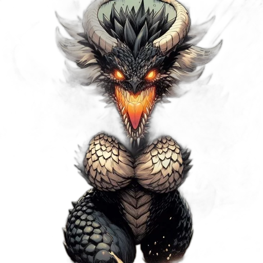 dragon, creature, mask, animal transparent PNG cut-out