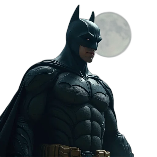 comic book art, concept art, 3d render, photorealistic transparent PNG cut-out