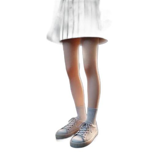 dress, shoes, staff, robot transparent PNG cut-out