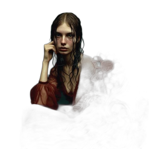 face, dress, mask, staff transparent PNG cut-out