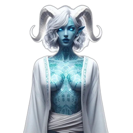 dress, creature, staff, mask transparent PNG cut-out