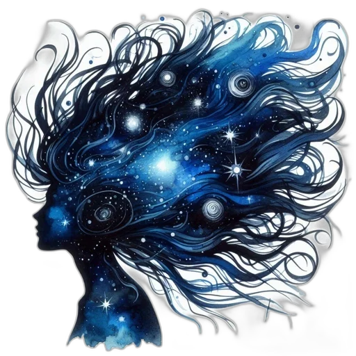 hair, crown, fantasy art, concept art transparent PNG cut-out