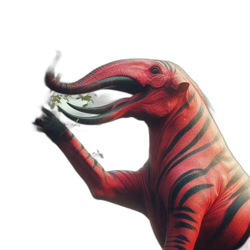 dragon, animal, creature, staff transparent PNG cut-out