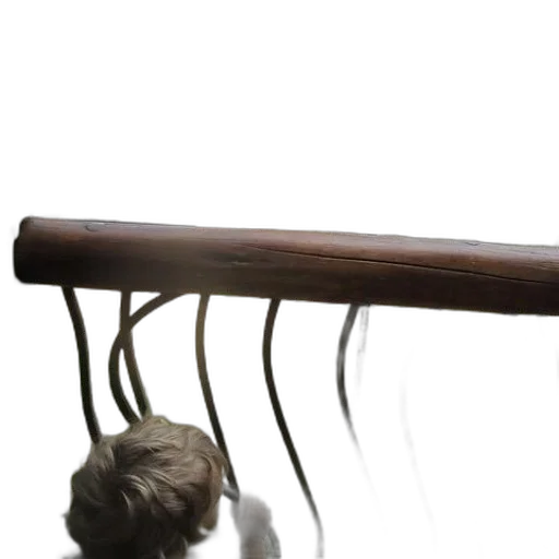 hair, staff, furniture, weapon transparent PNG cut-out