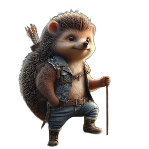 animal, staff, creature, jacket transparent PNG cut-out