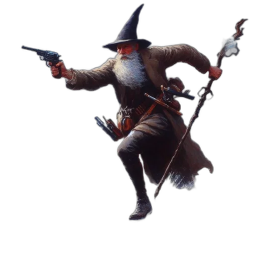 staff, hat, sword, weapon transparent PNG cut-out