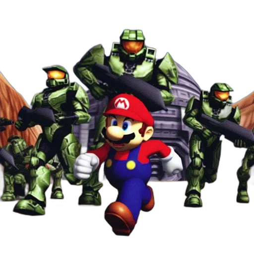 robot, weapon, concept art, pixel art transparent PNG cut-out