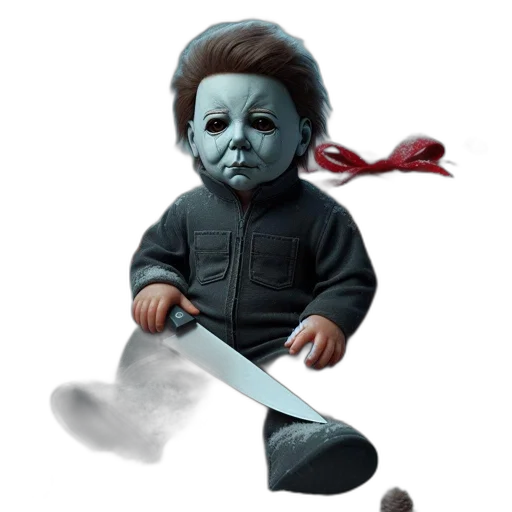 mask, creature, face, staff transparent PNG cut-out