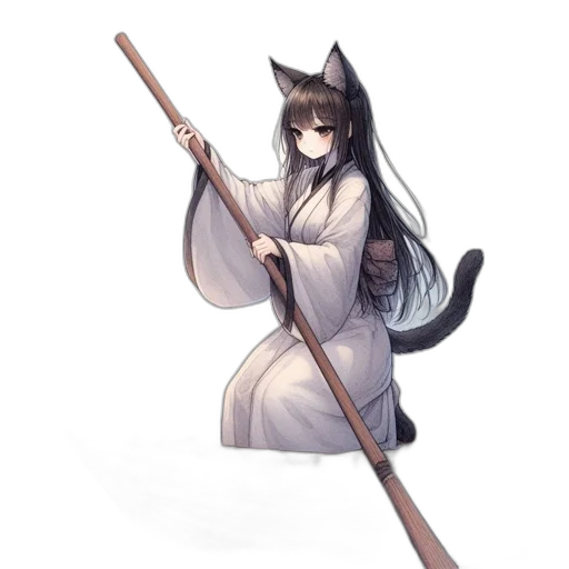 staff, sword, weapon, fantasy art transparent PNG cut-out