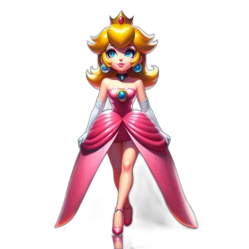dress, crown, weapon, staff transparent PNG cut-out