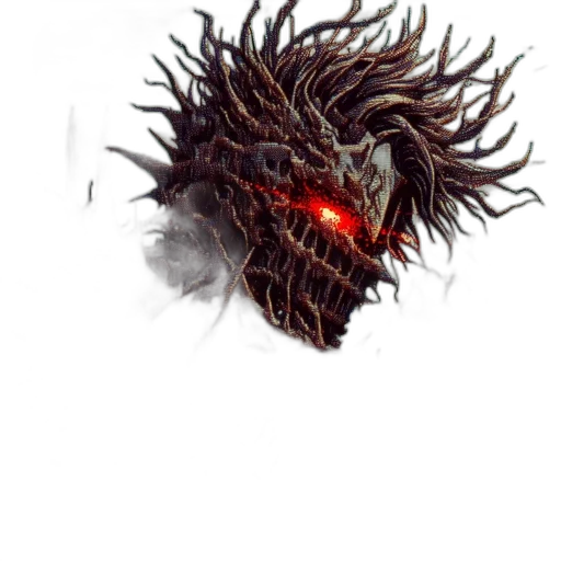 hair, creature, dragon, mask transparent PNG cut-out