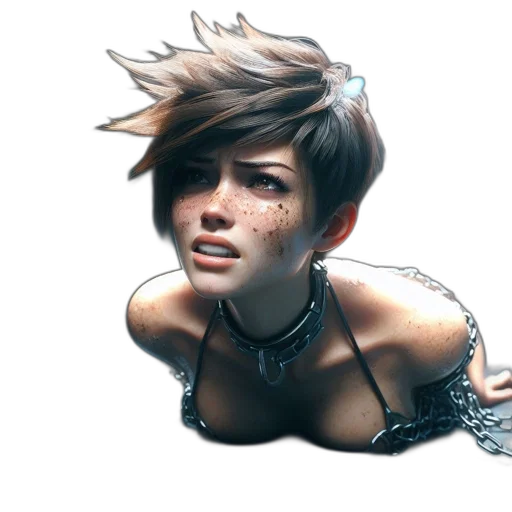 face, hair, jewelry, robot transparent PNG cut-out