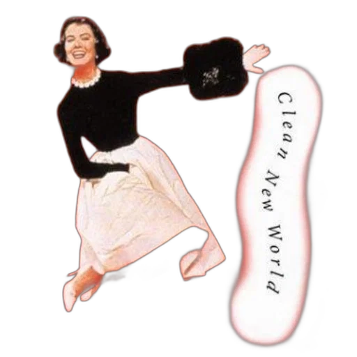dress, staff, vintage-style, poster transparent PNG cut-out
