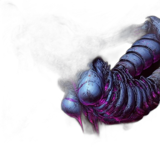 dragon, creature, hair, weapon transparent PNG cut-out