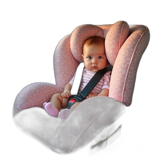 furniture, photorealistic, 3d render, baby transparent PNG cut-out