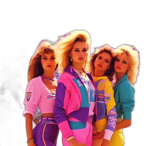 jacket, vaporwave, neon lights, outer space transparent PNG cut-out