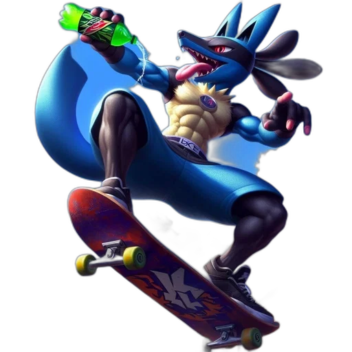 concept art, 3d render, vaporwave, cartoon transparent PNG cut-out