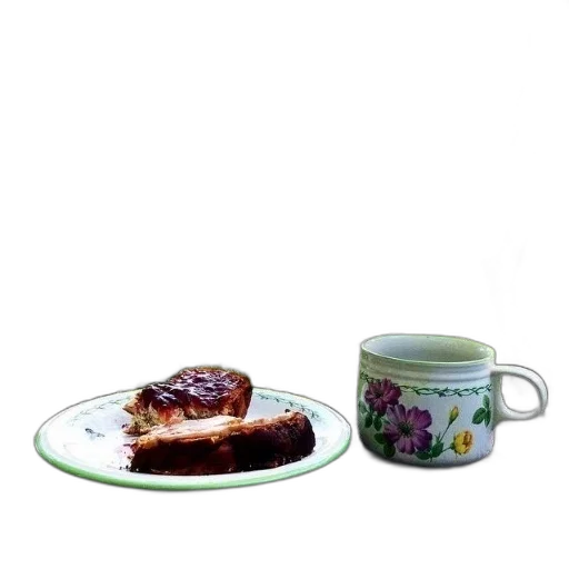 food, crown, photorealistic, plate transparent PNG cut-out