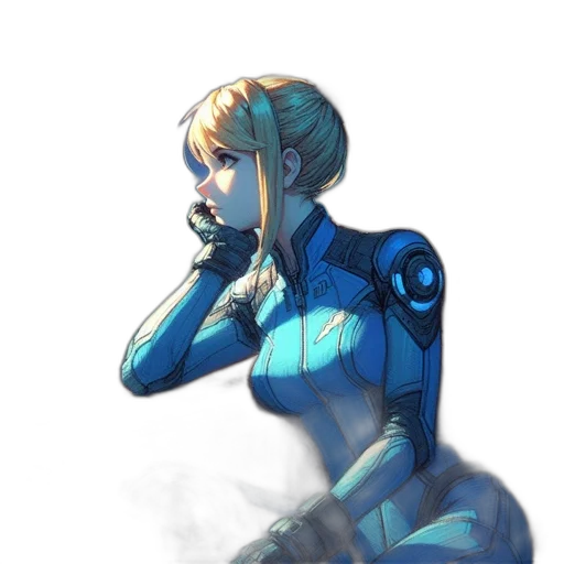 robot, dress, mask, weapon transparent PNG cut-out