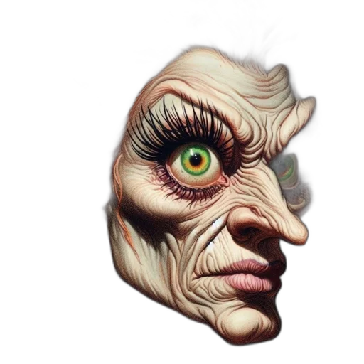 face, mask, creature, robot transparent PNG cut-out