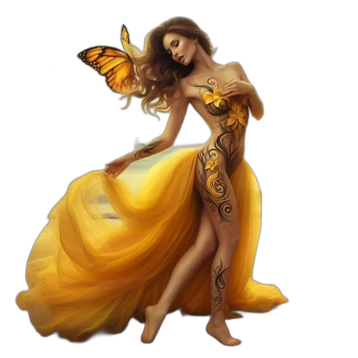 dress, fantasy art, concept art, pixel art transparent PNG cut-out