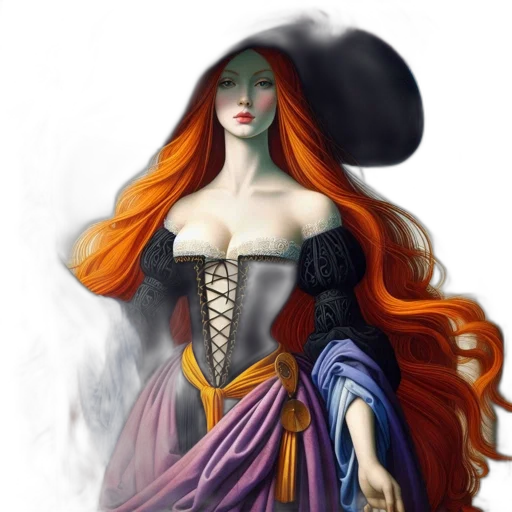 dress, fantasy art, concept art, photorealistic transparent PNG cut-out