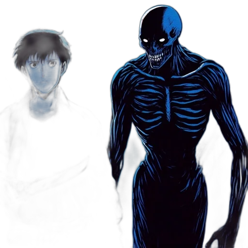 creature, mask, concept art, comic book art transparent PNG cut-out