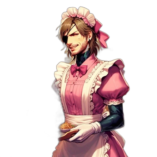 dress, staff, hat, face transparent PNG cut-out