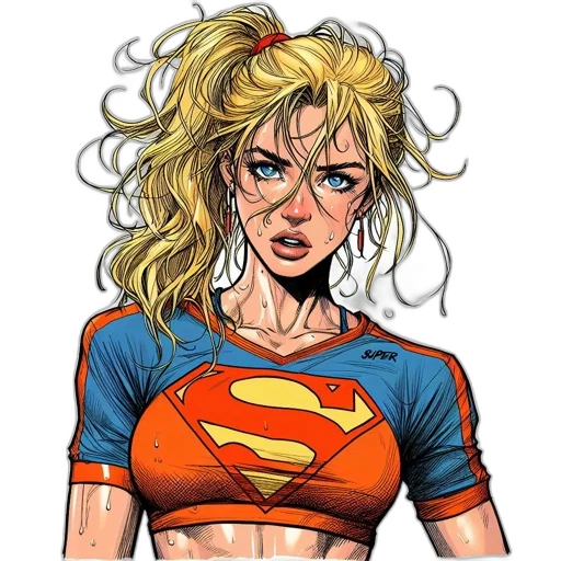 comic book art, concept art, cartoon, pixel art transparent PNG cut-out