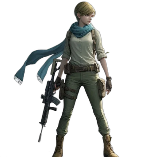 staff, weapon, jacket, concept art transparent PNG cut-out