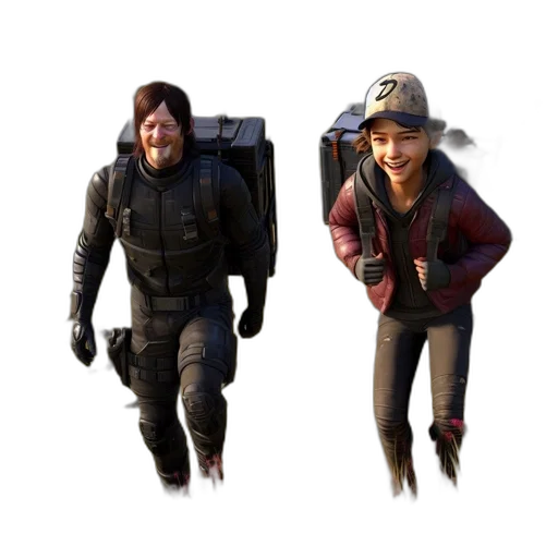 jacket, hat, concept art, 3d render transparent PNG cut-out